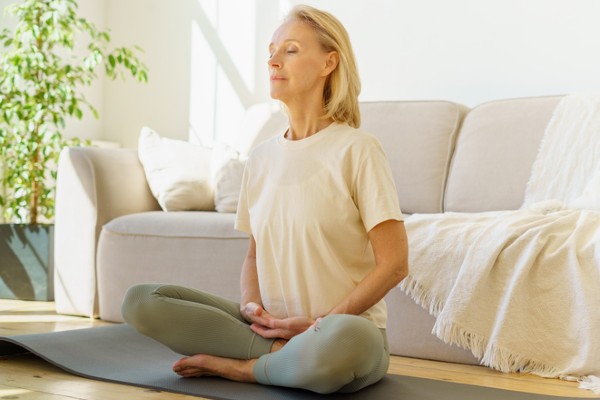 Yoga Therapy senior meditation
